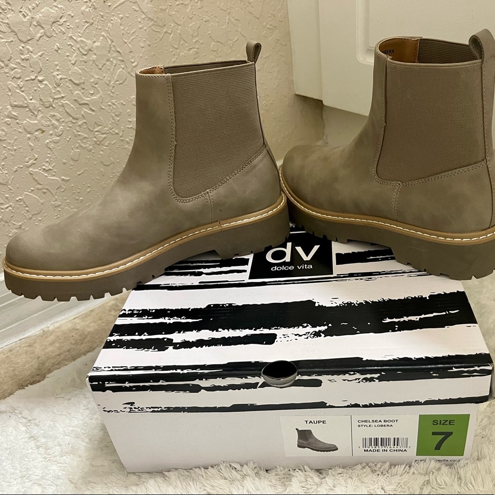 Taupe Boots by Dolce Vita